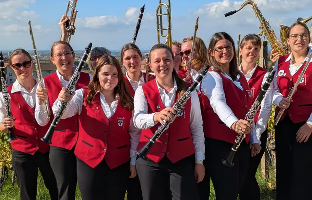 Frauenpower im Musikverein Fessenbach gibt es seit 50 Jahren. Dieses Jubiläum wird im Sommer mit dem Auftritt des größten Frauenblasorchesters Baden-Württemberg gefeiert. Dafür werden Mitstreiterinnen gesucht. | Foto: Musikverein Fessenbach