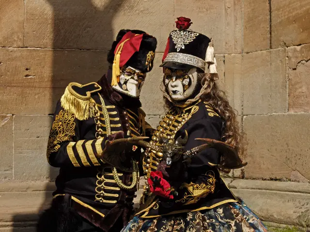 Louis und Clémence als ein Husarenpärchen. | Foto: Alfred Schramm