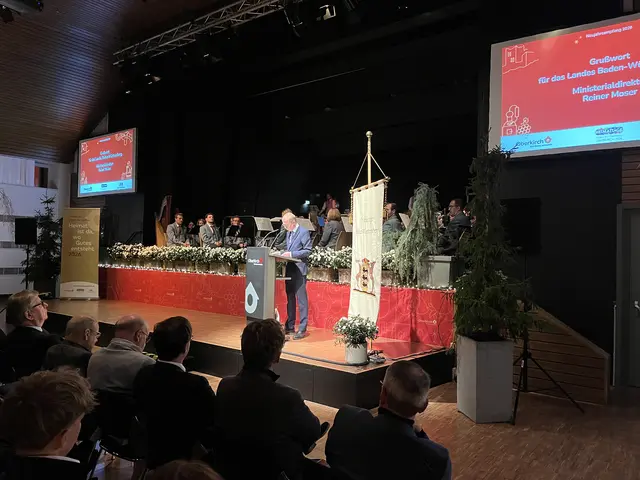 Ministerialdirektor Reiner Moser sprach ein Grußwort für das Land. | Foto: mak