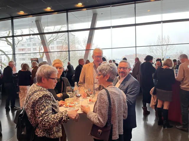 Zeit für Gespräche beim Neujahrempfang in Offenburg | Foto: gro