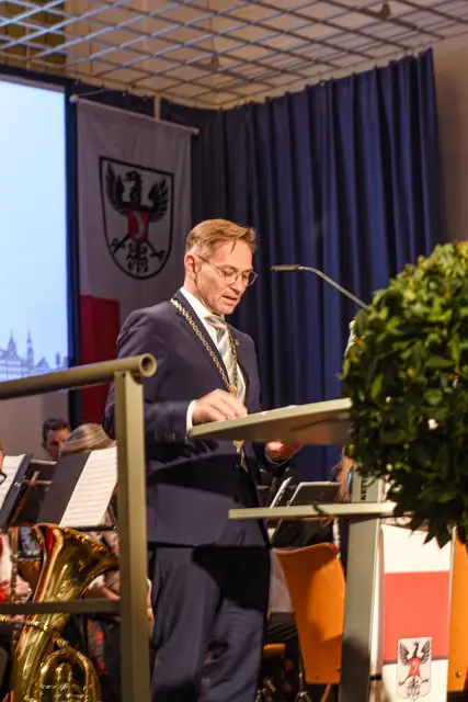 Der Gengenbacher Bürgermeister Sven Müller beim Neujahrsempfang | Foto: Stadt Gengenbach