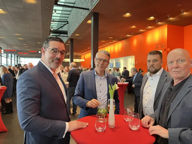 Zeit für Gespräche beim Neujahrempfang in Offenburg | Foto: gro