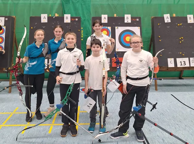 Die jungen Bogenschützen konnten beachtliche Schüsse und Ergebnisse aufweisen. | Foto: Foto: SG Ortenberg