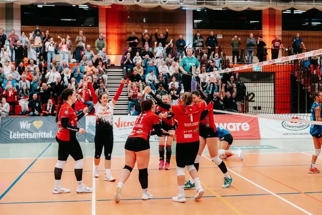 Black Forest Volleys wollen auch im Rückspiel gegen Stuttgart jubeln. | Foto: Foto: Pascal Bähr/VC Offenburg