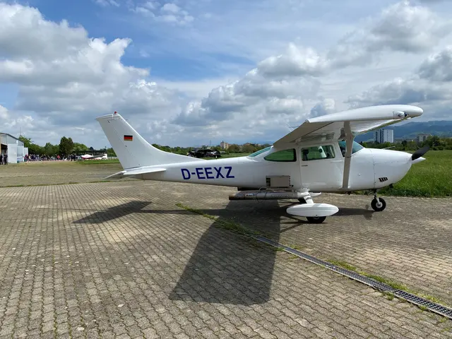 Eines von zwei Flugzeugen der Hagelabwehr, die auf dem Offenburger Sonderlandeplatz stationiert sind. | Foto: Susanne Wagner-Köppel