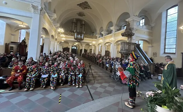 Narrenmesse in der Heiligkreuzkirche in Offenburg | Foto: Althistorische Narrenzunft