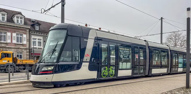 Auch in Kehl sind die neuen Tramzüge zu sehen. | Foto: Stadt Kehl/Anette Lipowsky