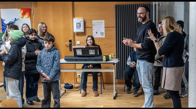 Die Schüler setzten sich mit wichtigen Zukunftsfragen auseinander.  | Foto: Grimmelshausenschule Renchen