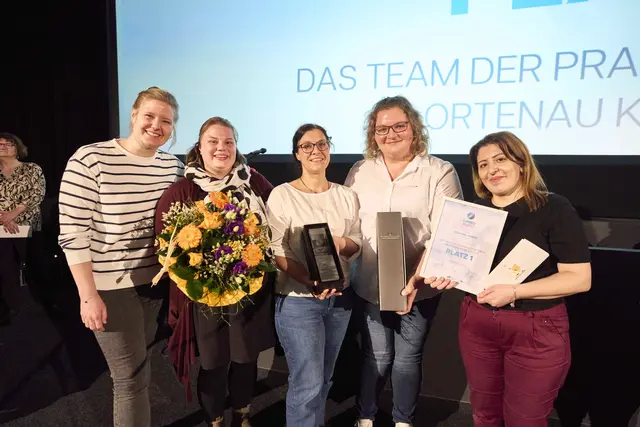 Das Team der Praxisanleiter/innen am Ortenau Klinikum Lahr wurden beim Publikumsvoting auf Platz 1 gewählt. | Foto: Michael Bode