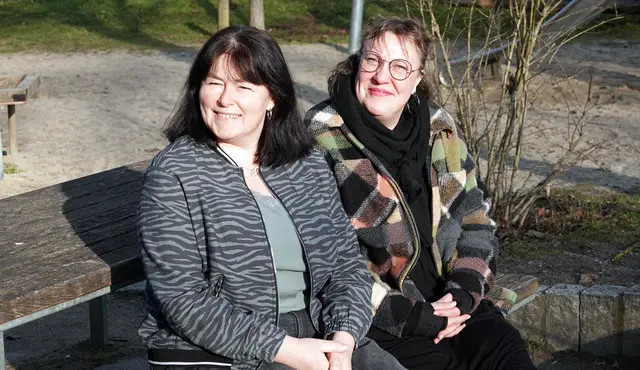 Melanie Frühe (l.) und Binja Frick koordinieren im Tandem das Netzwerk der Kommunalen Kriminalitätsprävention. | Foto: Stadt Kehl/Gabriele Dasch