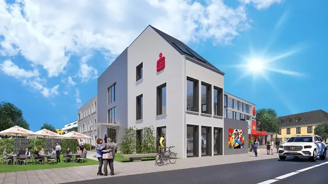 Ansicht auf die künftige Hauptstelle der Sparkasse Hanauerland | Foto: Sparkasse Hanauerland