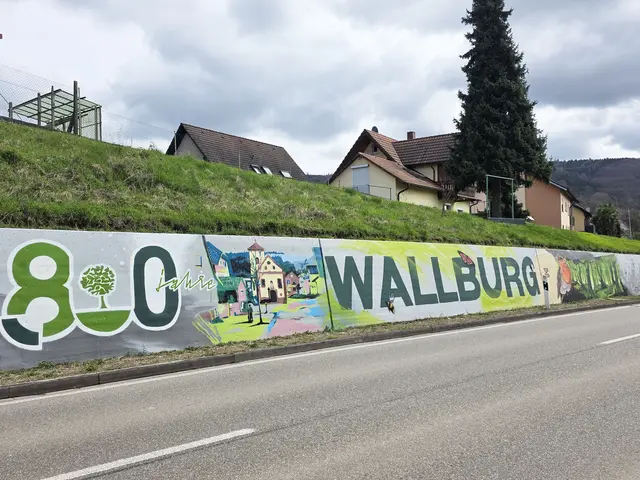 Der ortsansässige Markus Föhrenbachen gestaltete das Graffiti.  | Foto: sdk