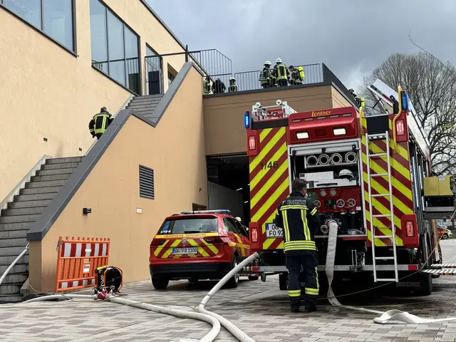 Im Rée-Carré kam es zu einem Brand in einer Sauna. | Foto: Feuerwehr Offenburg