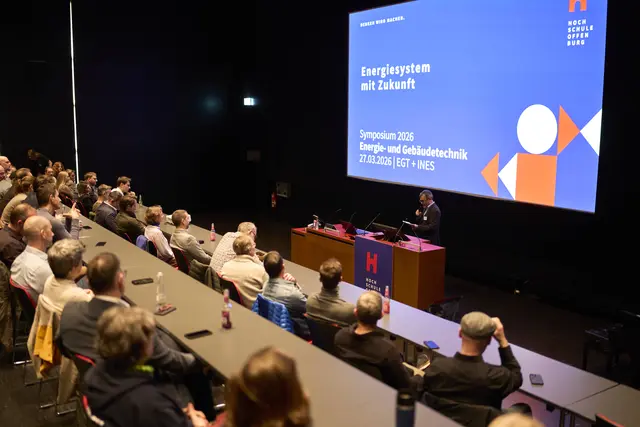 Das erste Symposium Energie- und Gebäudetechnik an der Hochschule Offenburg war gut besucht. | Foto: Hochschule Offenburg