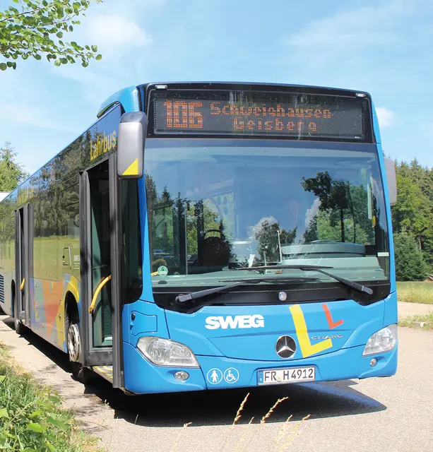 SWEG-Freizeitbusse starten Anfang April 2026 in die neue Saison. | Foto: SWEG