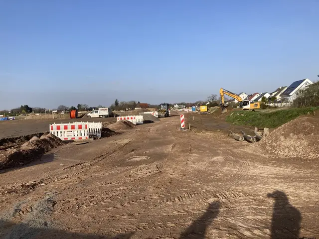 Die Arbeiten schreiten voran.  | Foto: Andrea Ohnesorg
