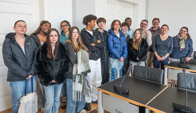 Berufsschüler aus Quimper sind zur Zeit zu Besuch in Kehl. | Foto: Stadt Kehl/Lardjah Naba
