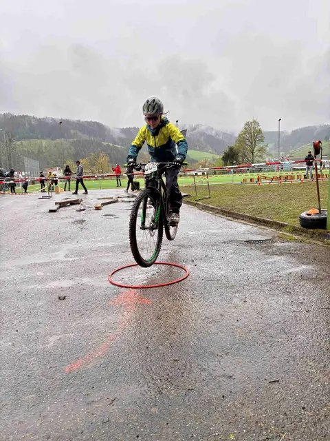 Mio Welte beim Technikwettbewerb.