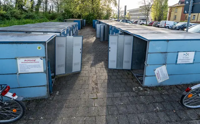 Die Fahrradboxen hinter dem Kehler Bahnhof werden immer wieder aufgebrochen. | Foto: Stadt Kehl/Annette Lipowsky