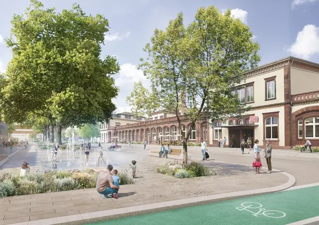 Das zukünftige Bahnhofsquartier in Offenburg | Foto: Stadt Offenburg