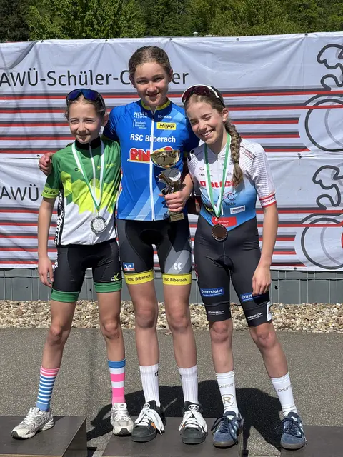 Anna Hoferer wurde auch starke 3. beim Kriterium in Kirrlach. | Foto: Alexander Hoferer