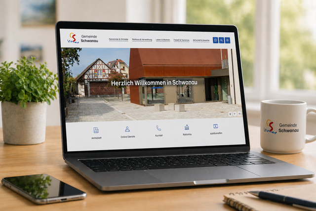 Die Gemeinde Schwanau hat ihren Internetauftritt modernisiert und überarbeitet.  | Foto: Gemeinde Schwanau