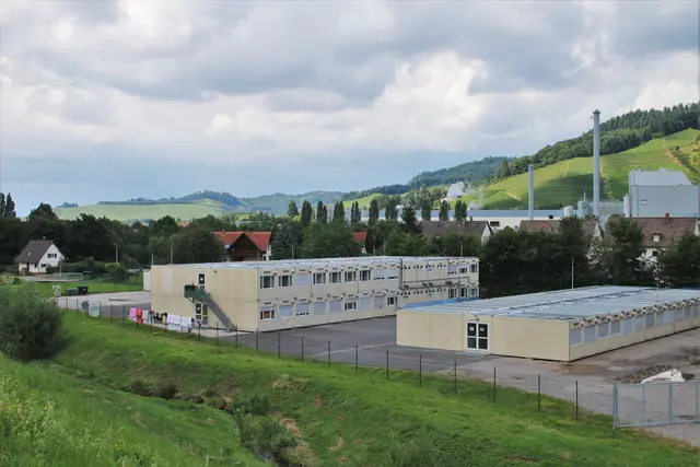 Die vorübergehende Unterbringung von insgesamt 185 Geflüchteten in den Containeranlagen in Oberkirch gehört der Vergangenheit an.  | Foto: Archiv Stadt Oberkirch 