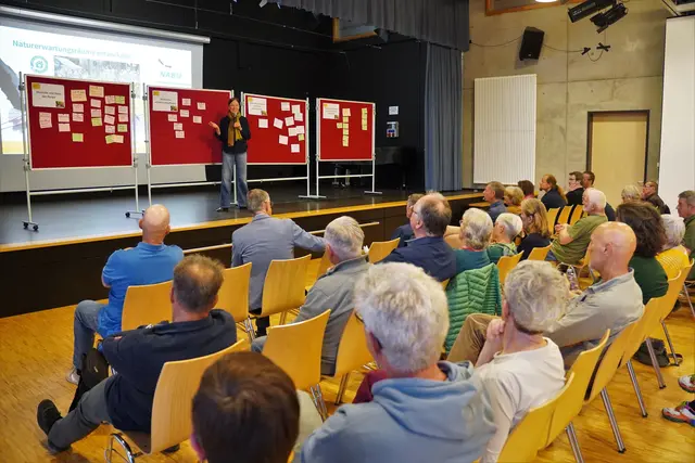 Bei der Vorstellung im Plenum erhalten alle Teilnehmer Einblicke in die erarbeiteten Vorschläge.  | Foto: Denise Burkart/Stadt Oberkirch