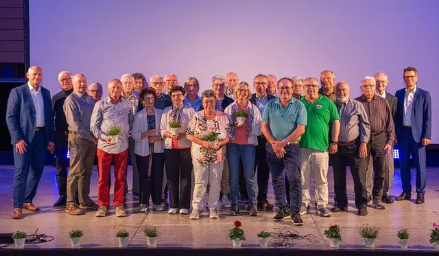 Die Jubilare aus Gengenbach | Foto: Volksbank Lahr