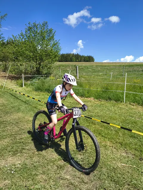 Sofia Olszowiec musste sich von hinten durch das Fahrerfeld kämpfen.