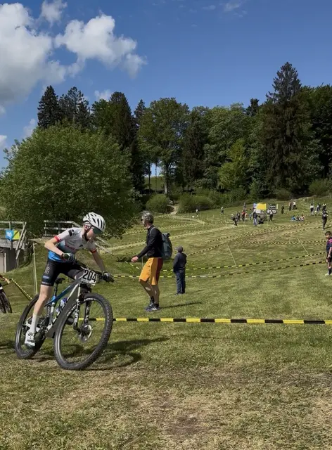 Mats Keller kam bis auf Platz 6 nach vorne.