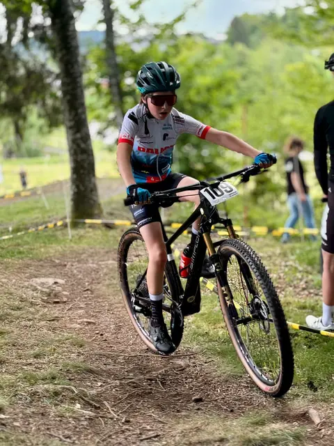 Samuel Armbruster kam in der U15 auch in die Top 10 mit Platz 10!