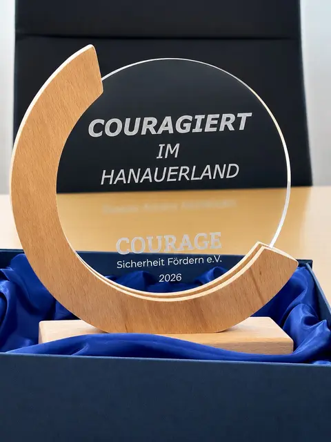Der Preis "Couragiert im Hanerland" | Foto: Courage – Sicherheit Fördern e. V. 