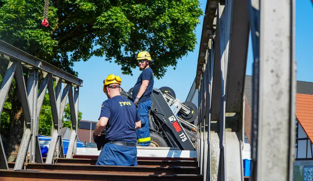 18 Helfer des THW Kehl waren am Samstag im Einsatz. | Foto: Stadt Kehl
