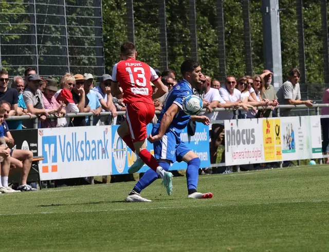 Nico Huber (rechts) gelang der Siegtreffer. | Foto: FS
