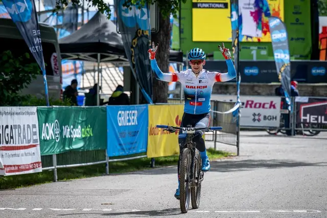 Zieleinlauf von Andre beim Marathon in Heubach. | Foto: Armin M. Küstenbrück