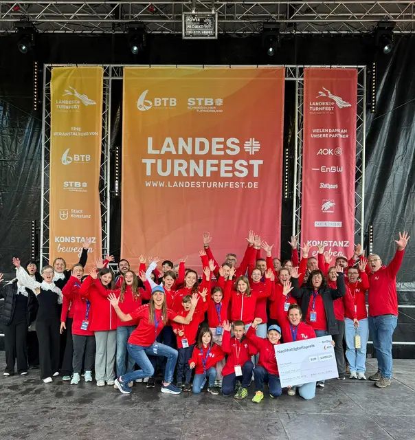 Große Freude bei den Mitgliedern des TV Lauf | Foto: TV Lauf