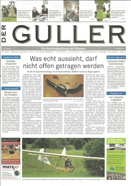 Der Guller vom 29. Mai 2016 | Foto: gro