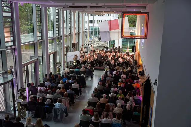 Rund 250 Zuhörer erlebten vor Ort und online das Hochschulorchester Offenburg. | Foto: Hochschule Offenburg