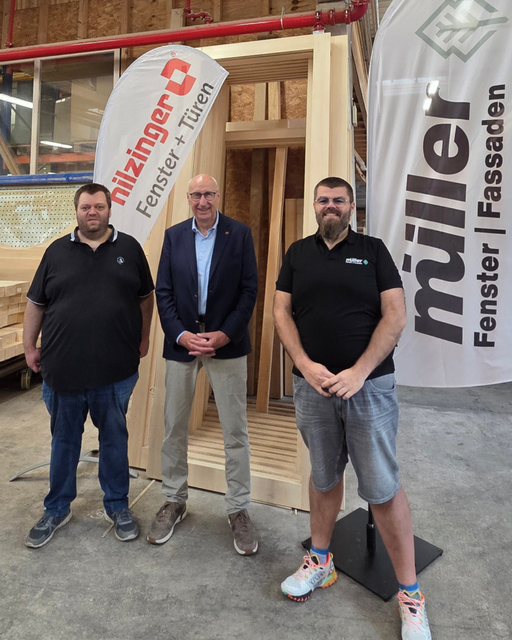 Stephan Müller (v. l.), Helmut Hilzinger und Matthias Müller | Foto: Hilzinger