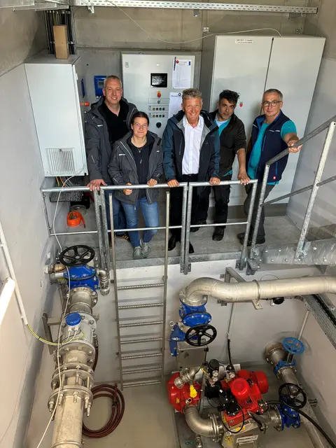 Pumpwerk wurde in Betrieb genommen. | Foto: Stadt Hausach