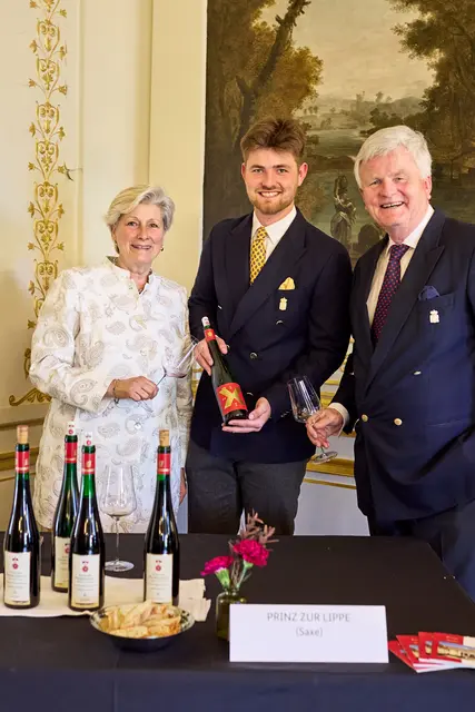 Alexandra Prinzessin zur Lippe (v. l.), Georg-Moritz Prinz zur Lippe und Prof. Dr. Georg Prinz zur Lippe | Foto: Schloss Proschwitz