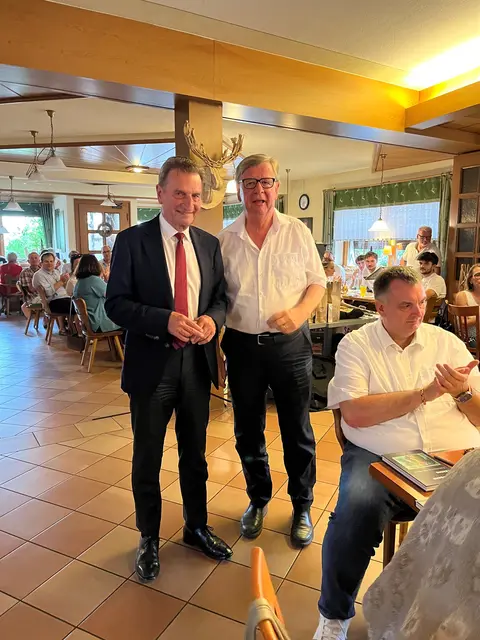 Günther Oettinger (l.) und Willi Stächele | Foto: ag