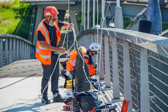 Sicherungsmaßnahmen | Foto: Stadt Kehl/Lardjah Naba