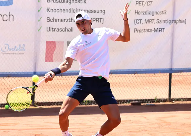 Der Franzose Etienne Donnet wird auch in der neuen  Saison für den TC Oberweier aufschlagen. | Foto: Fissler