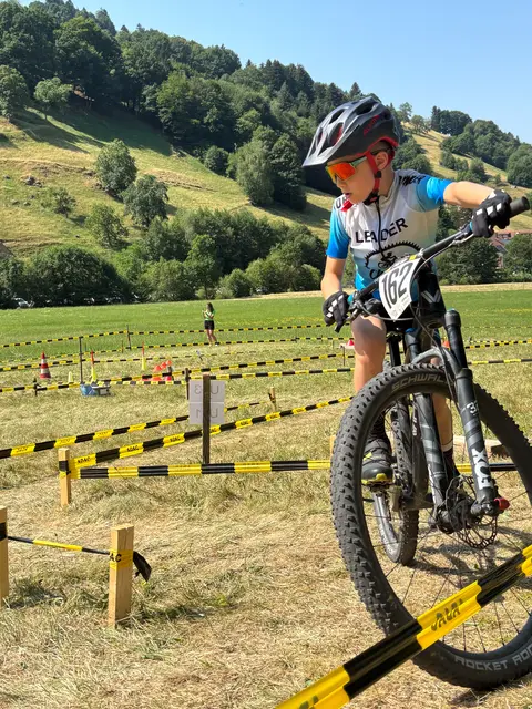 Nelo Welte im Technikparcour.