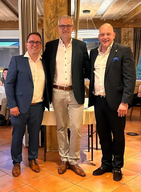 Patrick Stoltzenberg (v. l.), Frank Zimmermann und Dino Lampl | Foto: Lions Club Gengenbach