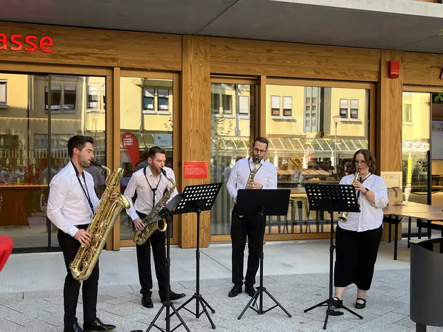 Musikalisch begleitet wurde die Feier vom Saxofonquartett der Stadtkapelle Achern. | Foto: mak