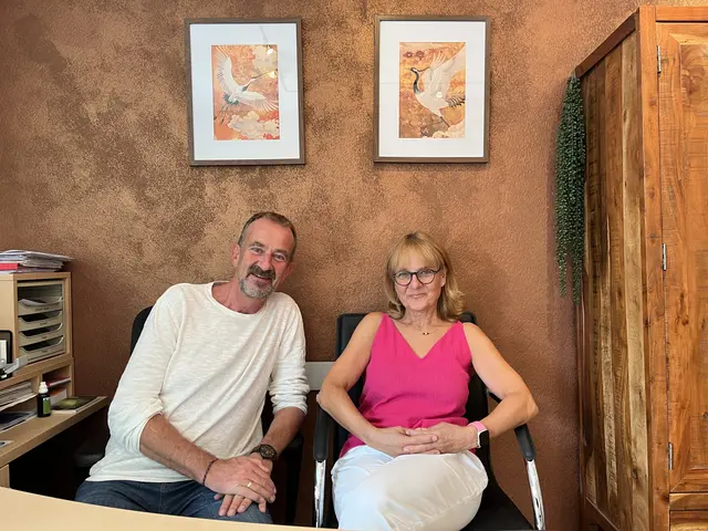 Oliver Herrmann und Petra Brandt von Pallimed Ortenau e. V.  | Foto: gro