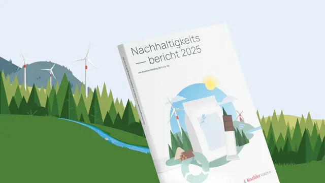 Mit dem fünften Nachhaltigkeitsbericht dokumentiert die Koehler-Gruppe ihre Fortschritte in den zentralen Handlungsfeldern der Nachhaltigkeitsstrategie. | Foto: Koehler-Gruppe